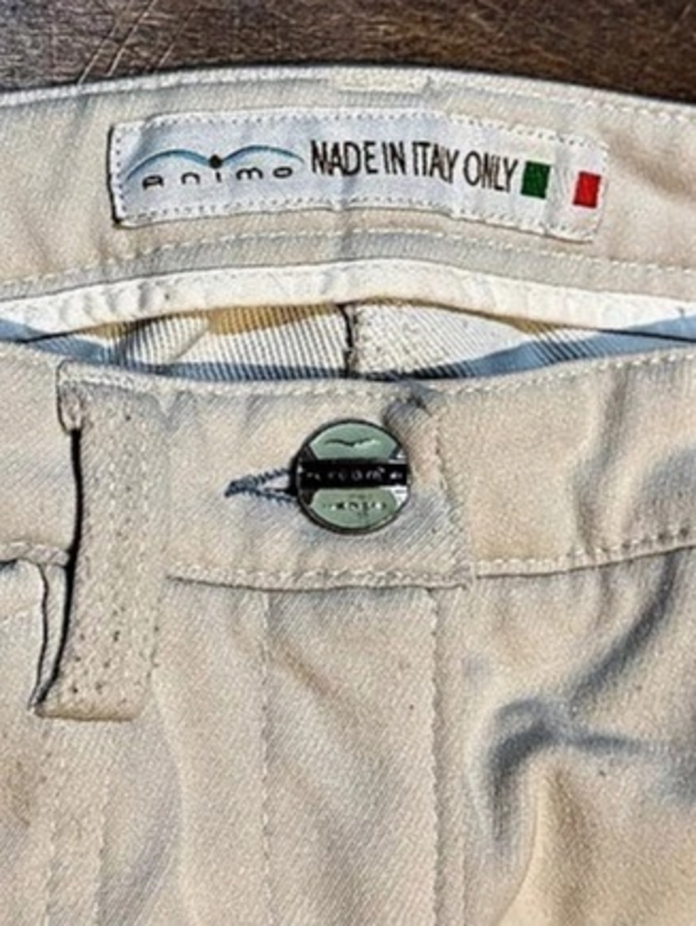 Animo White Medium Rise Riding Breeches -Size 32 - Picture 2 of 3